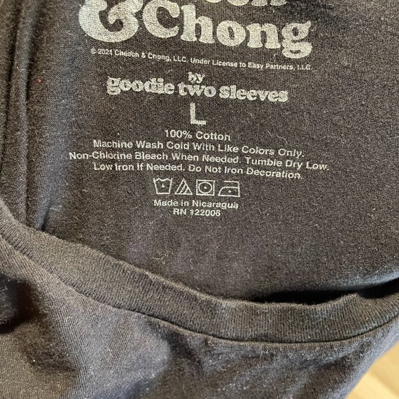 Cheech & Chong Black Tee - Picture 3 of 3